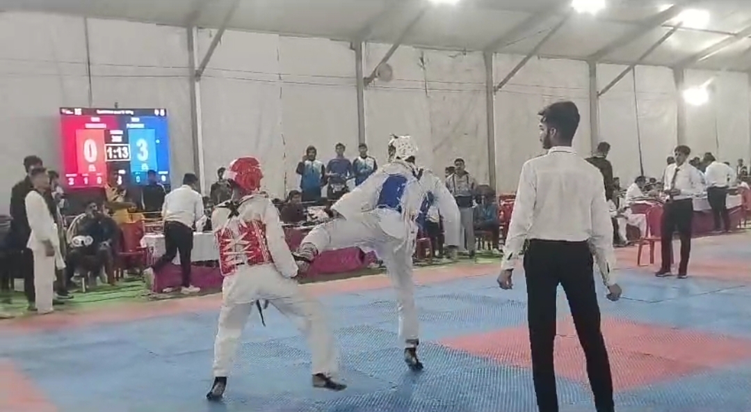 Sheikhpura Abhijeet In Taekwondo Championship