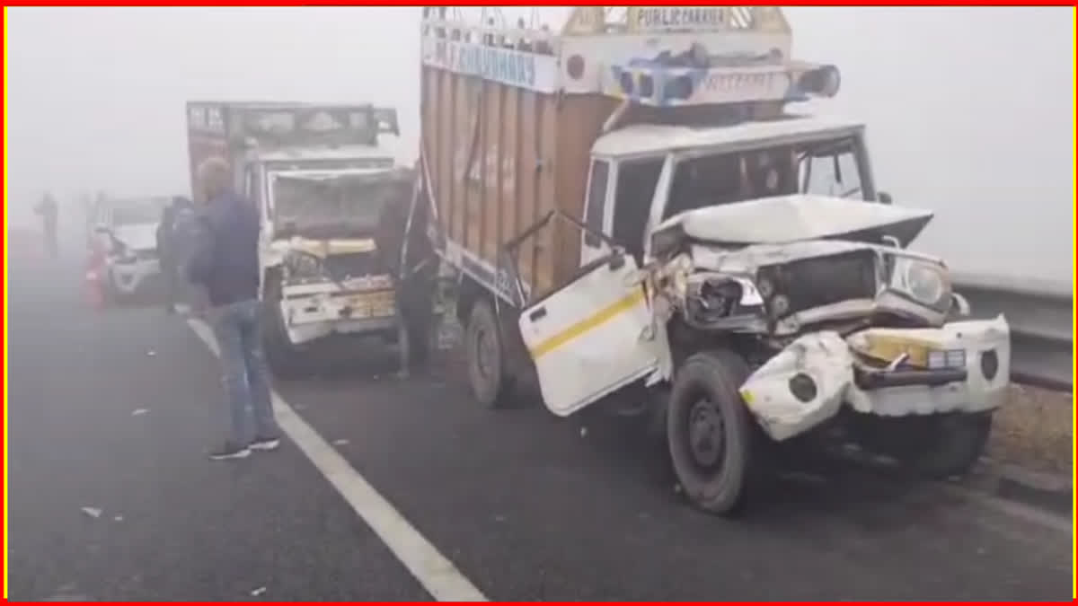 Two accidents on Delhi Mumbai Expressway