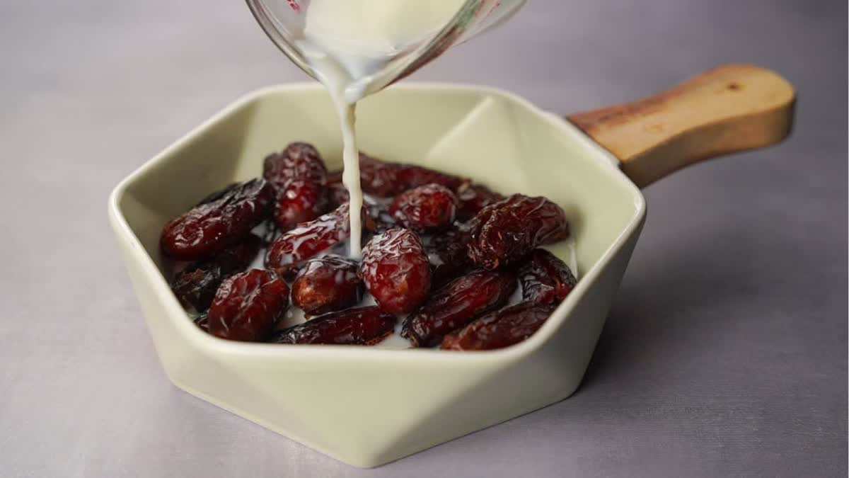 DATES MIXED WITH MILK