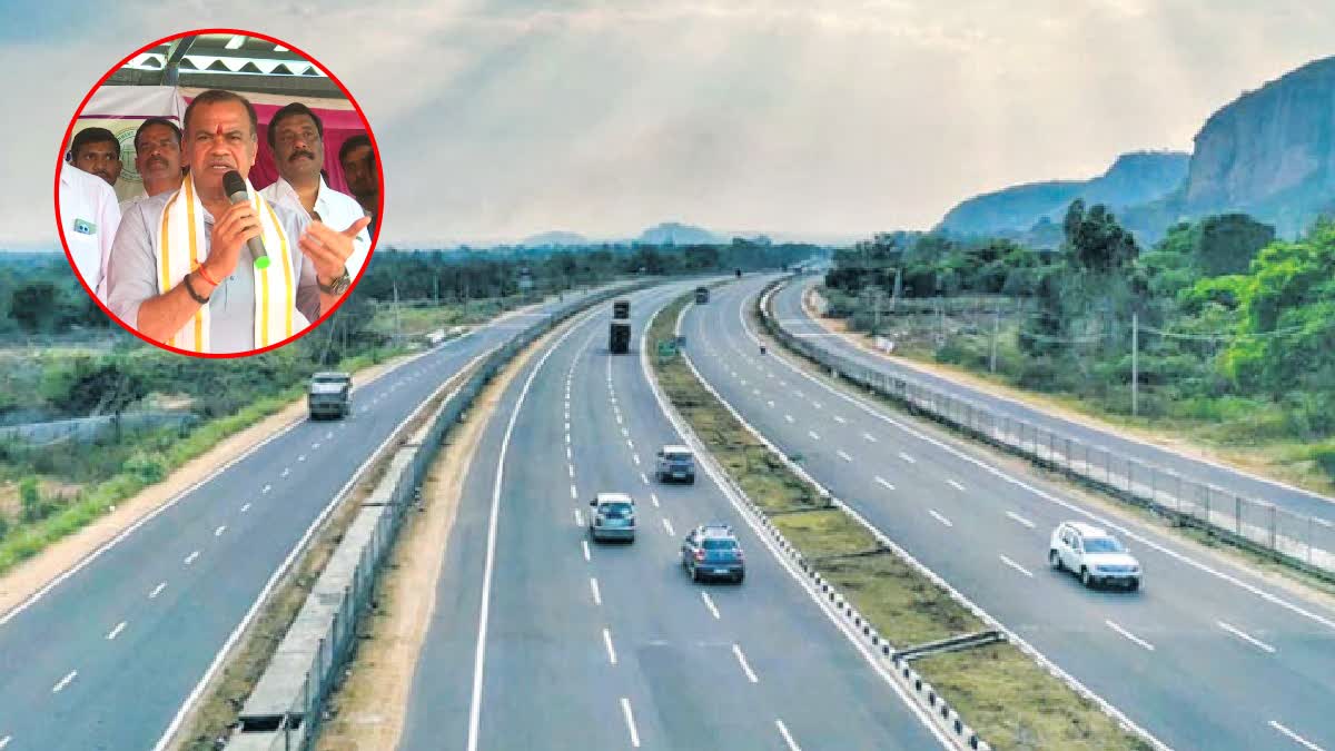 Minister Komati Reddy Venkatareddy On Hyderabad Vijayawada National Highway Expansion