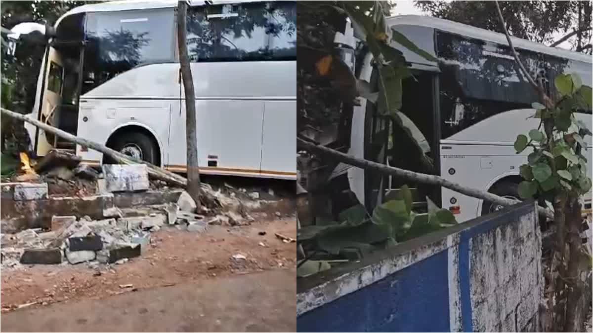 CHADAYAMANGALAM CAR ACCIDENT  SABARIMALA PILGRIMS ACCIDENT  ശബരിമല തീർഥാടകർ കാറപകടം  ചടയമംഗലം കാര്‍ അപകടം