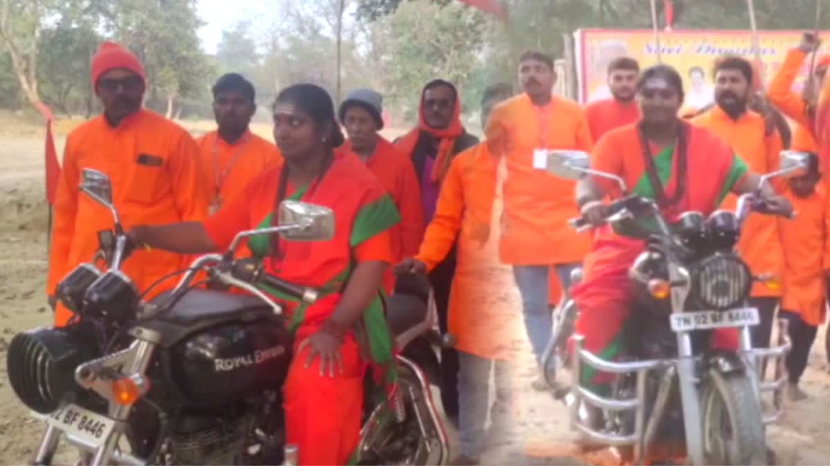 Woman devotee to undertake bike journey on Maha Kumbh.