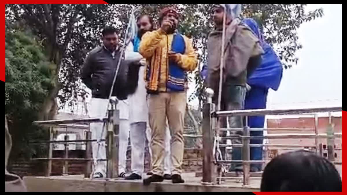 AMBEDKAR STATUE VANDALIZED