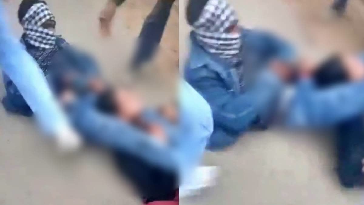 Video: Youth Strangles Woman On Road In Broad Daylight In UP, Passersby Save Her