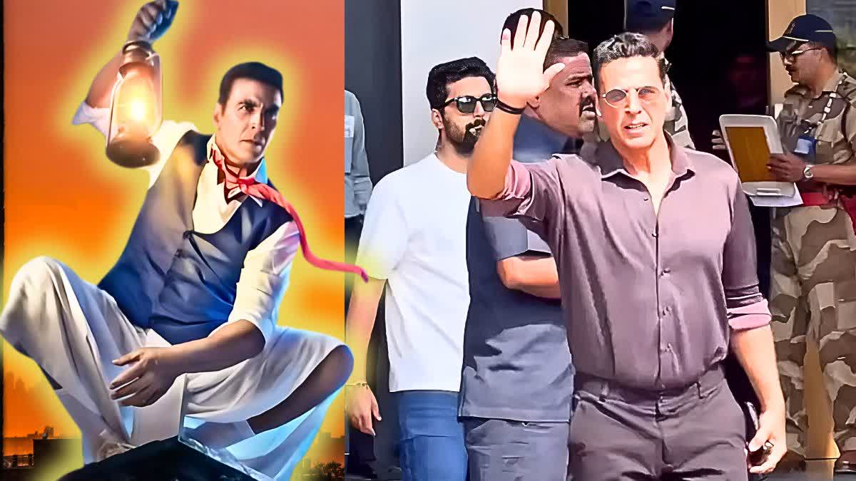 AKSHAY KUMAR REACHED JAIPUR