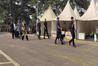 Security arrangement mock drill  for Pravasi Bharatiya Divas