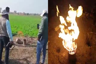 CHHATARPUR BOREWELL SPEWING FIRE