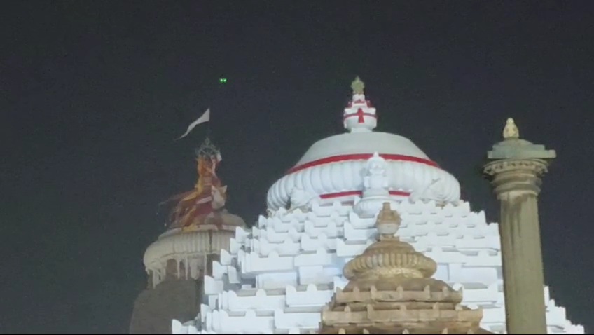 Drone Seen Flying Over Puri Jagannath Temple