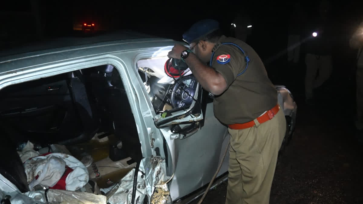 Uttar Pradesh: Speeding car enters water filled pit in Kanpur Dehat, six death