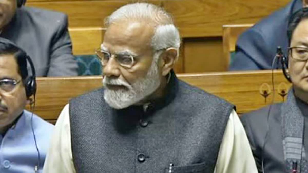 Modi Loksabha Speech  Modi Attacks Congress  Modi Motion Of Thanks  നരേന്ദ്ര മോദി  ലോക്‌സഭ