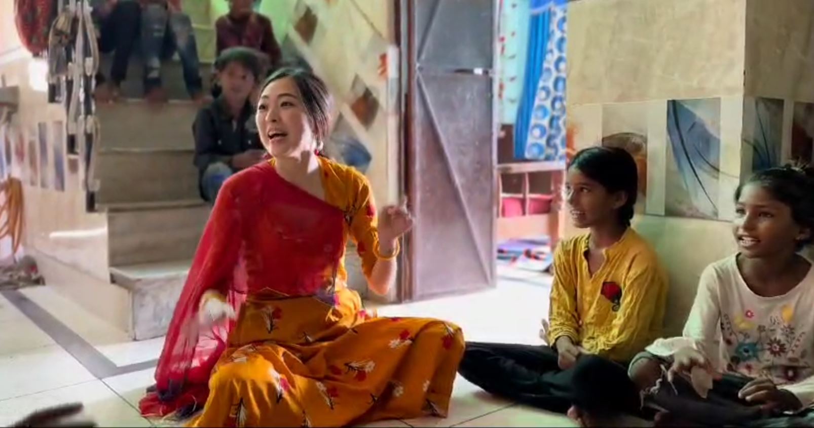 Japan Girl Performed kalbelia Dance