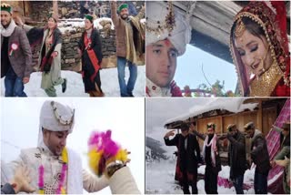 Marriage Ceremony In Snowfall At Uttarakashi Uttarakhand