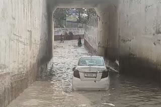 sultanpur lodhi under bridge over flow water, people worried