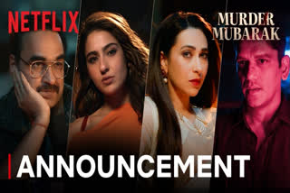 The Murder Mubarak teaser featuring Sara Ali Khan, Karisma Kapoor, Vijay Varma, Dimple Kapadia, Sanjay Kapoor and Pankaj Tripathi was dropped on Monday. The teaser left netizens excited due to its powerful performers.
