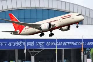 Flight operations resume at srinagar international airport