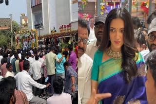 Neha Shetty Opened Shopping Mall In Nirmal