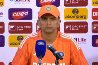 India head coach Rahul Dravid addresses media in Visakhapatnam (Source ANI)