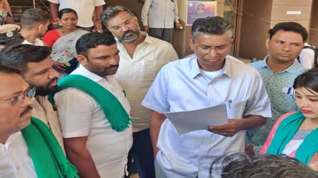 farmers union leaders Appeal to Minister Satish Jarkiholi