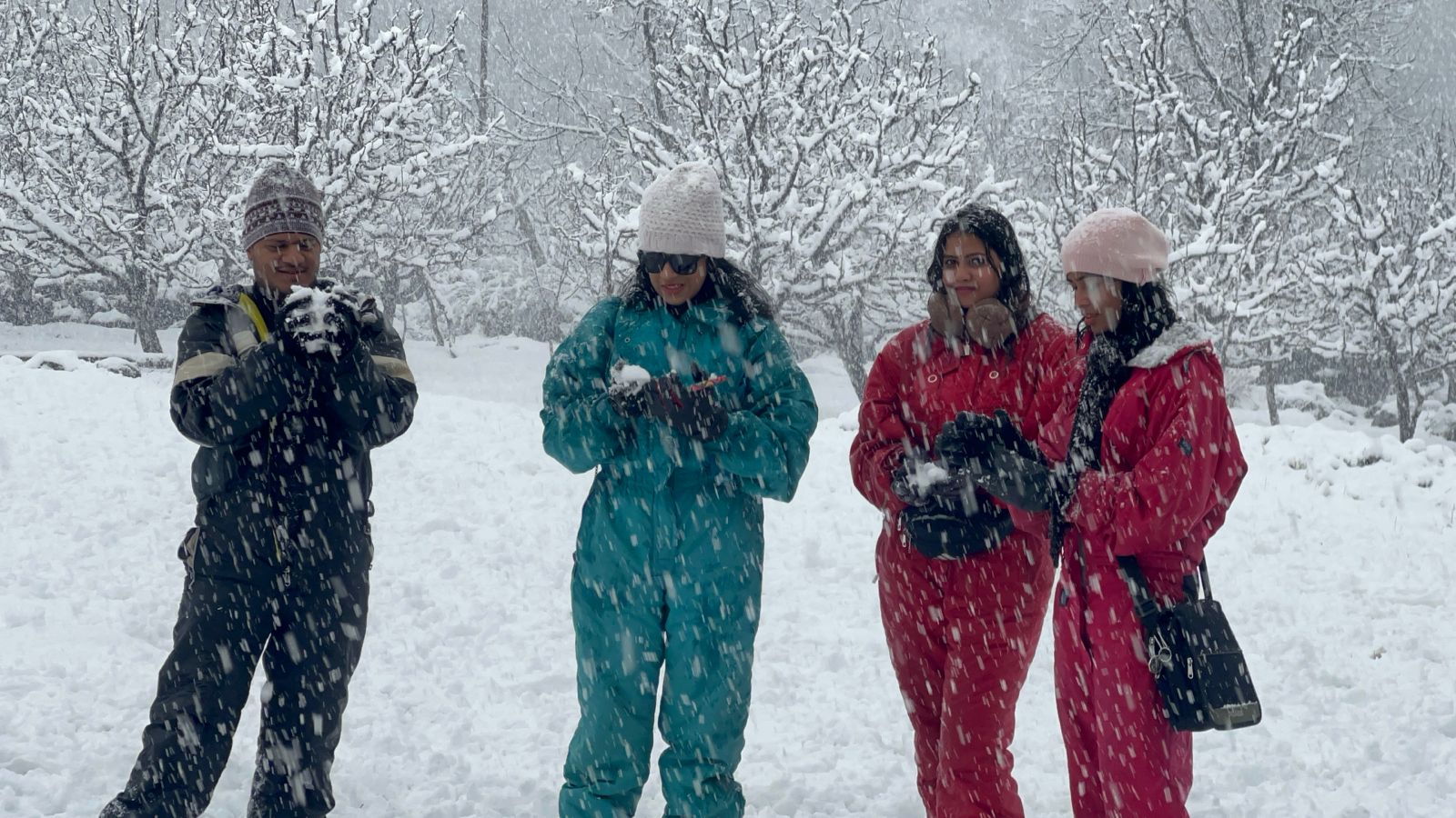 Snowfall in Lahaul Spiti Manali