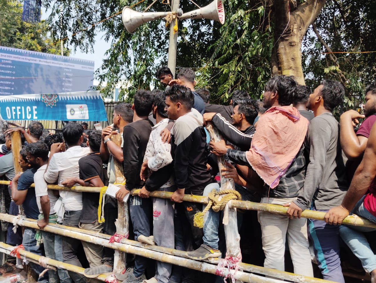 Ticket Sale at Barabati Stadium