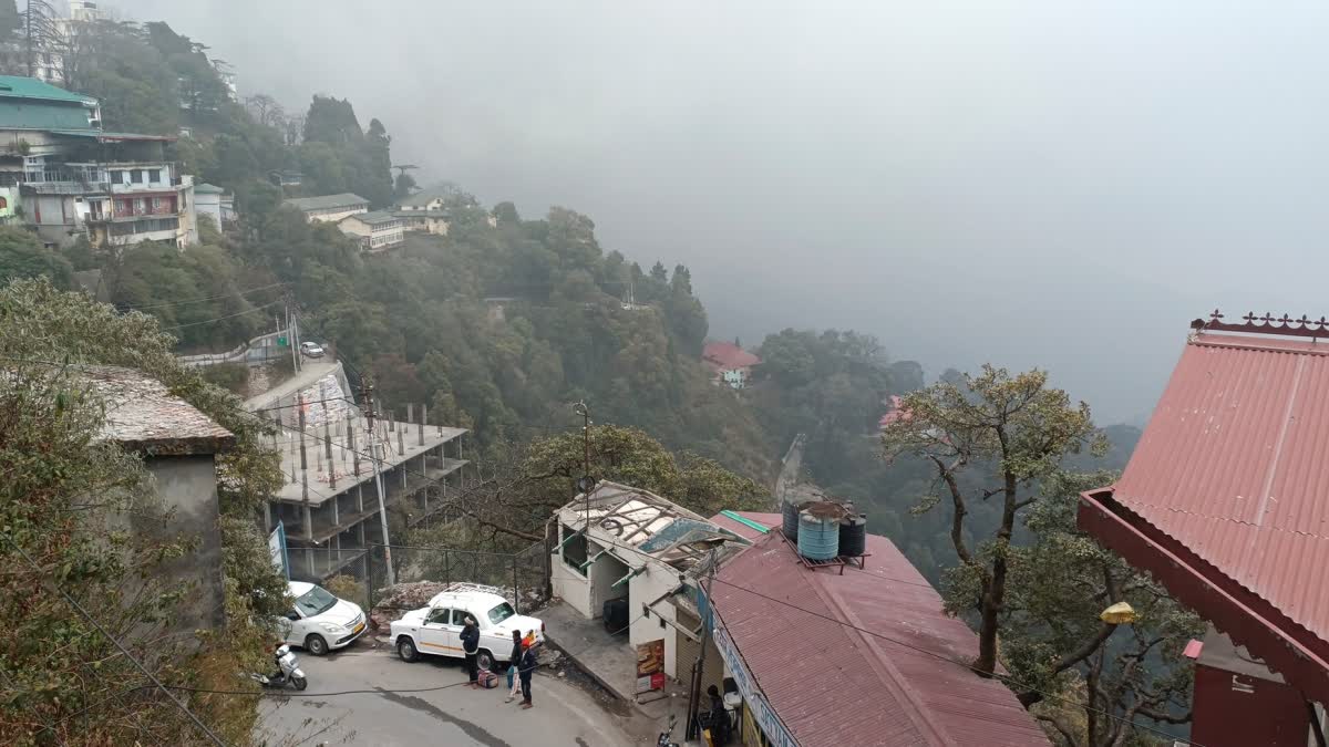 TEMPERATURE DROPPED IN MUSSOORIE