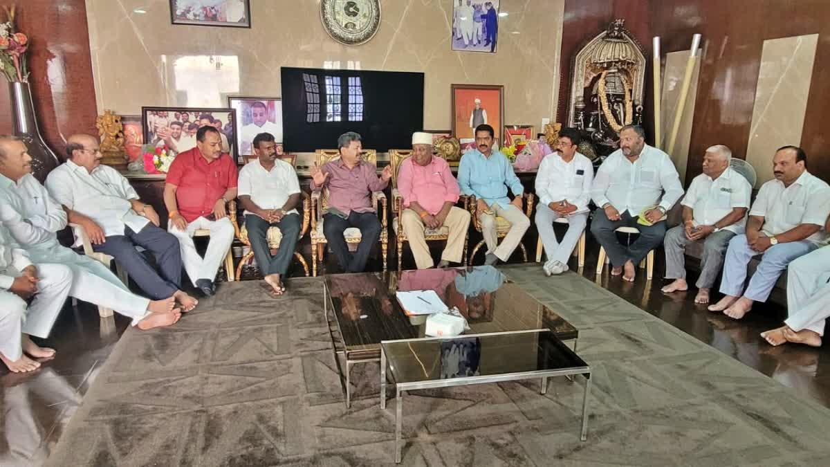 former BJP ministers Meeting at Katta Subrahmanya Naidu's residence