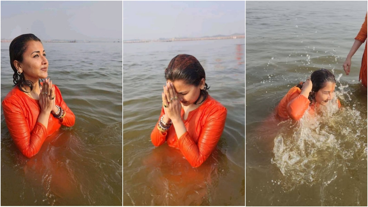 Rachna Banerjee at Maha Kumbh