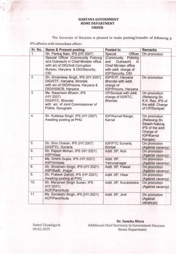 ips transfer list