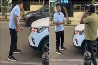 RAHUL DRAVID CAR ACCIDENT