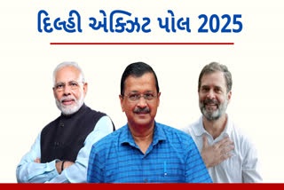 દિલ્હી વિધાનસભા ચૂંટણી 2025ના એક્ઝિટ પોલ