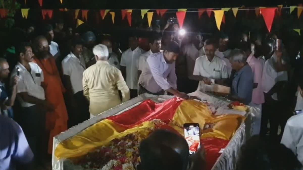 Rajiv Gandhi Murder Case  Santhan Body Laid to Rest Sri Lanka  രാജീവ് ഗാന്ധി വധക്കേസ്‌  ശാന്തൻ്റെ മൃതദേഹം ശ്രീലങ്കയിൽ  ശാന്തന്‍റെ മൃതദേഹം സംസ്‌കരിച്ചു