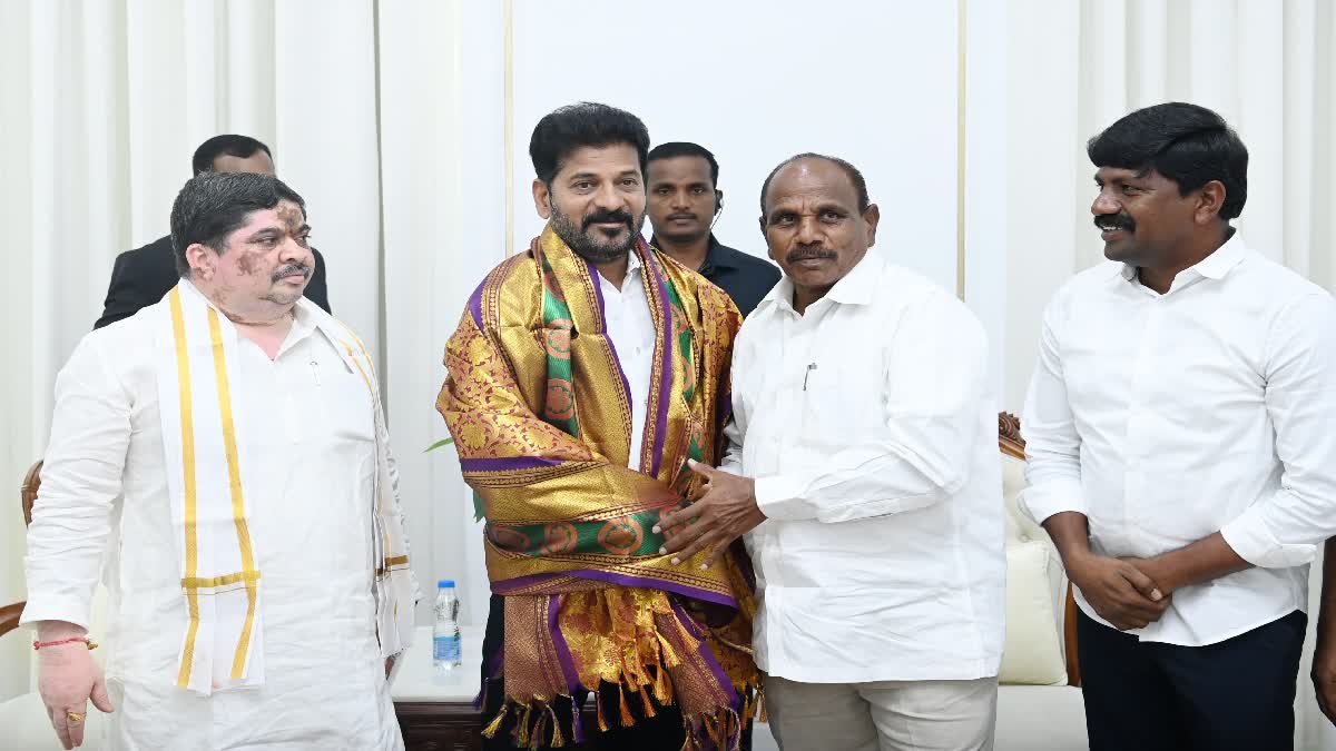 BRS MLA Kale Yadaiah Meets CM Revanth