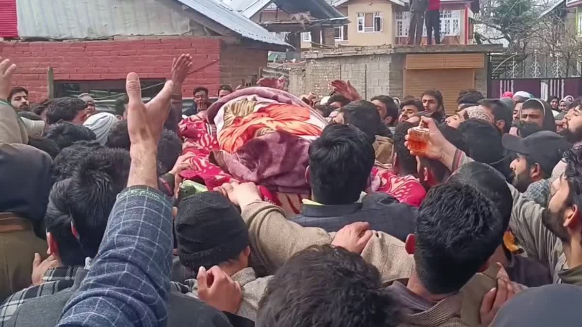 پنجاب میں فوت ہوئے کشمیری طالب علم سپرد خاک