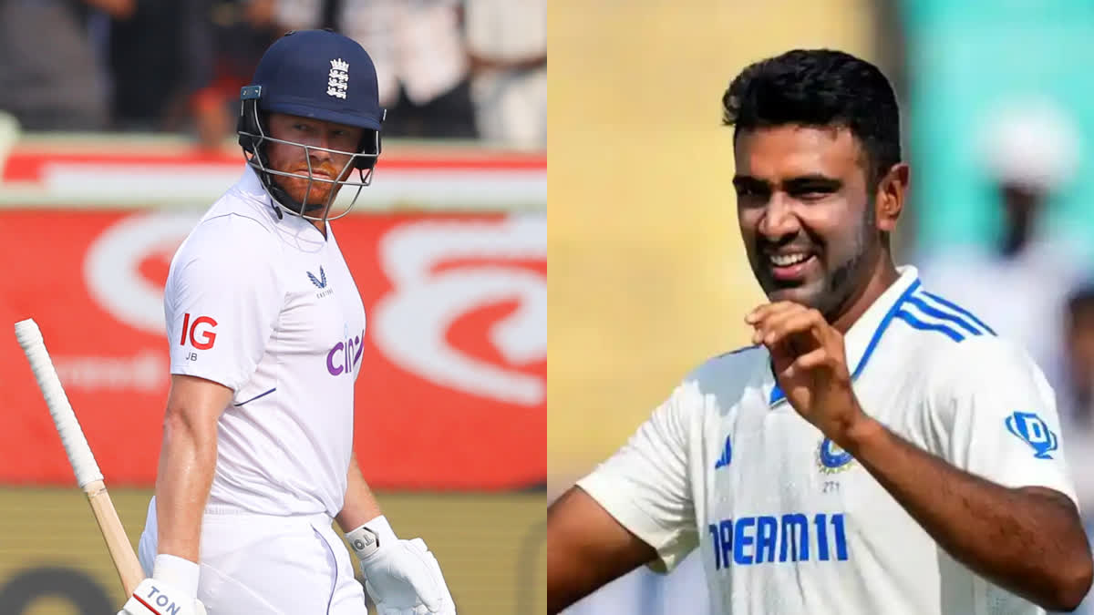 R Ashwin  Jonny Bairstow  India vs England 5th Test  ആര്‍ അശ്വിന്‍  ജോണി ബെയര്‍സ്റ്റോ