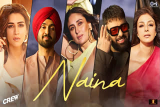 Kareena Kapoor, Kriti Sanon, Tabu Dazzle in Diljit Dosanjh's Song Naina from The Crew - Watch