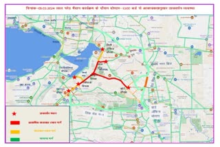 Traffic diverted today in Bhopal