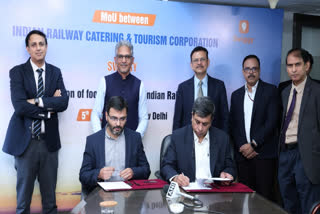 Online food delivery platform Swiggy on Tuesday said that the company has signed a Memorandum of Understanding (MoU) with the Indian Railway Catering and Tourism Corporation (IRCTC) to provide food delivery service on trains.