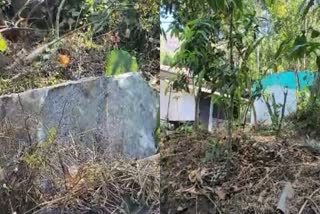 Kattappana rock fell  പാറ അടര്‍ന്ന് വീണു  huge rock fell to residential area  കട്ടപ്പനയില്‍ പാറ അടര്‍ന്ന് വീണു  പാറ അടര്‍ന്ന് വീണു