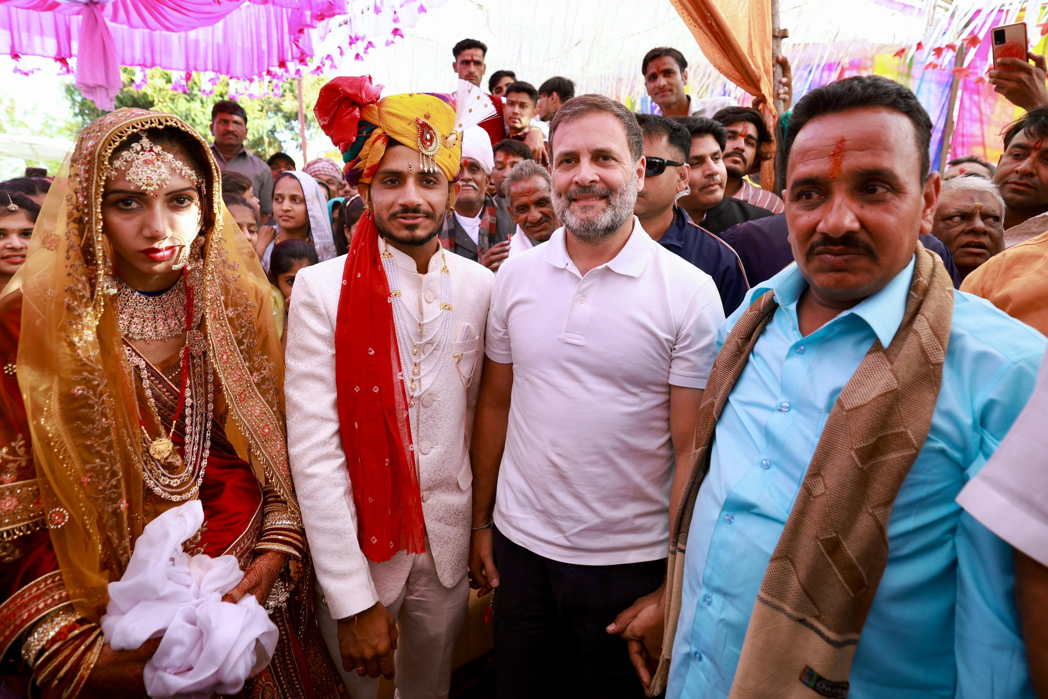 Rahul Gandhi in Wedding at Guna