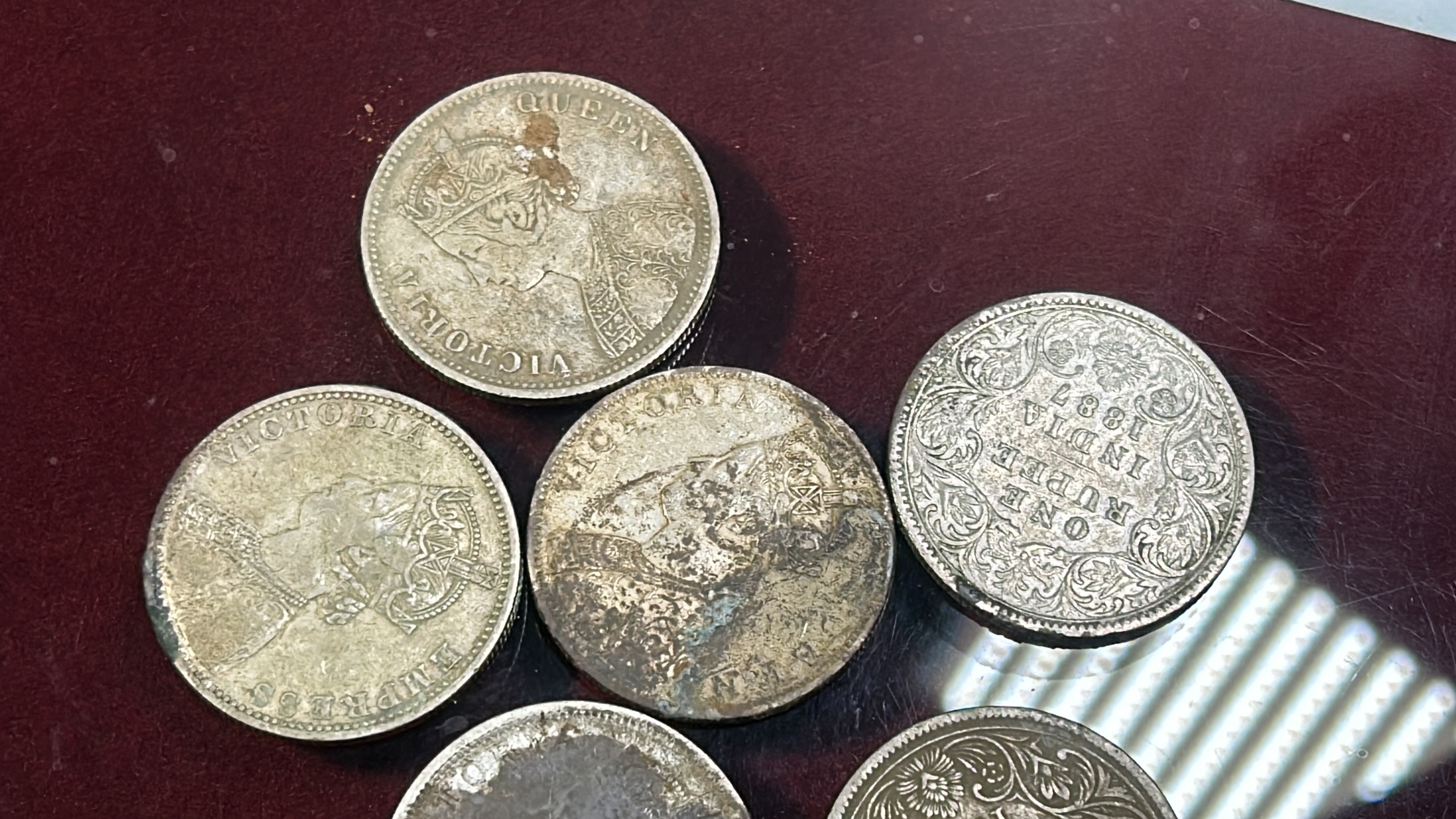 Gwalior British Period Silver Coins