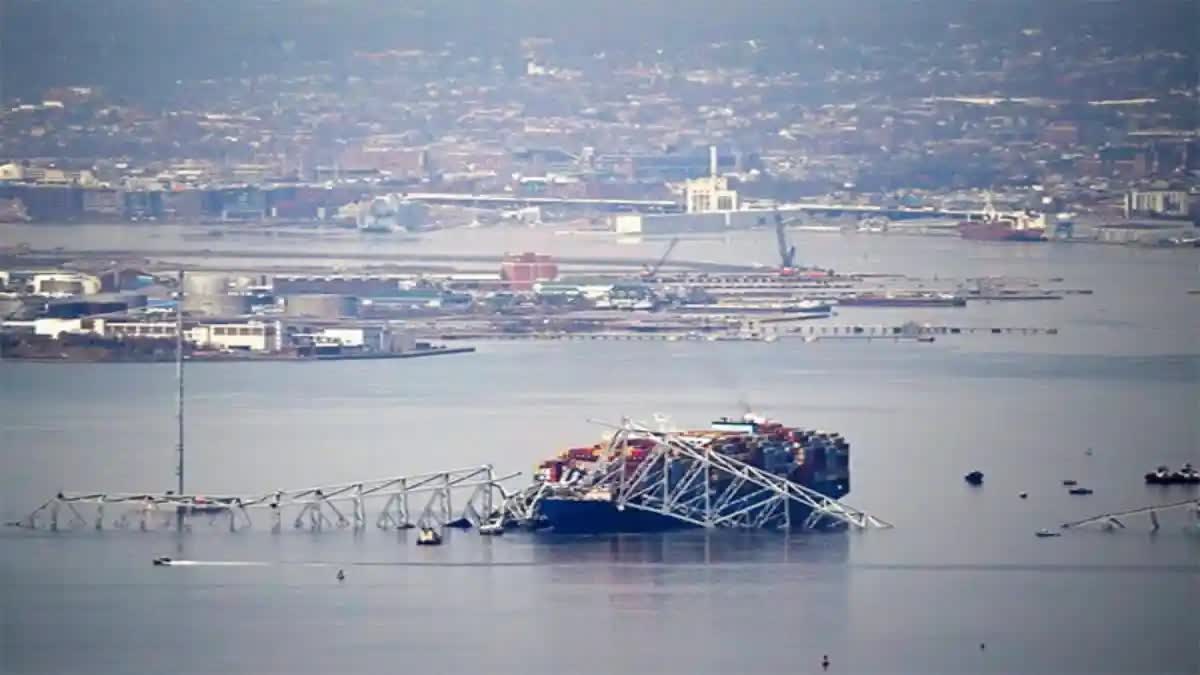 ബാൾട്ടിമോർ പാലം  BALTIMORE BRIDGE  BALTIMORE HARBOR  ബാൾട്ടിമോർ പാലം തുറമുഖം