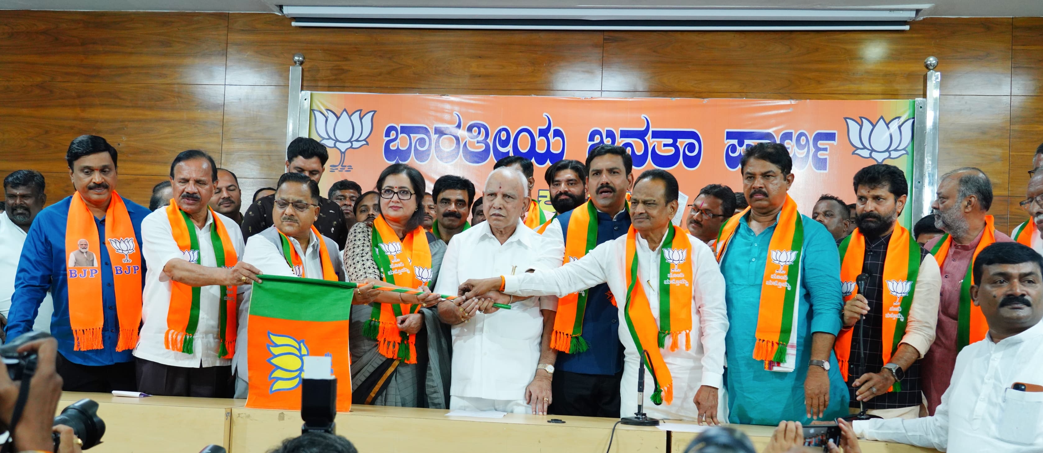 MP Sumalata Ambarish has officially joined the BJP