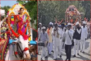 bride carry bullock cart