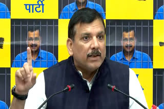 AAP Rajya Sabha MP Sanjay Singh alleged that the liquor scam was a conspiracy by the BJP to put CM Arvind Kejriwal behind bars, adding that senior BJP leaders were also involved in this.