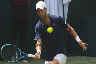 Yuki Bhambri and Albano Olivetti defeated third seeds  Nicholas Barrientos and Rafael Matos to enter the semi-final of the men's doubles of the ATP Marrakech Open.
