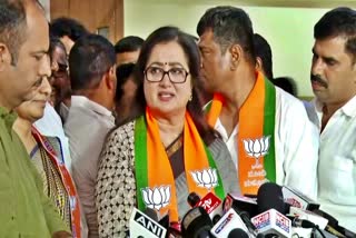 MP Sumalatha Ambarish spoke to the media.