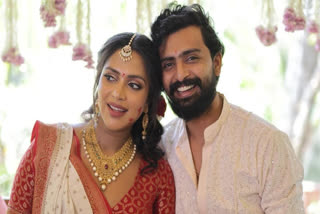 The Goat Life Star Amala Paul Celebrates Husband's Gujarati Roots in Baby Shower Pictures