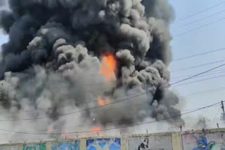 Raipur CSPDCL regional store massive fire