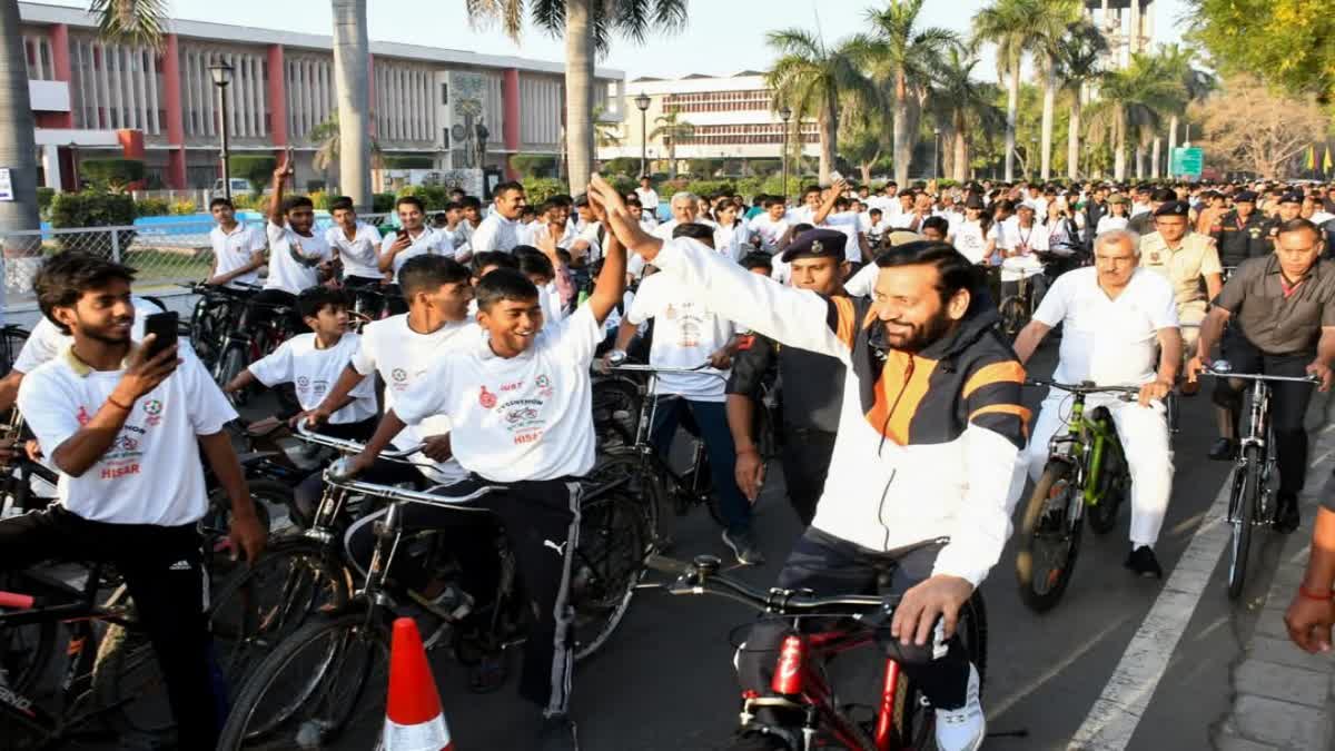 Cyclothon Launched Hisar