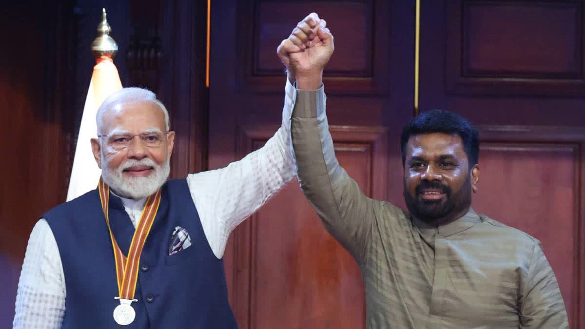 PM મોદી અને શ્રીલંકાના રાષ્ટ્રપ્રમુખ